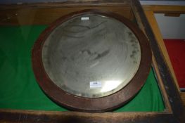 Oval Framed Wall Mirror
