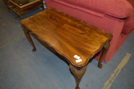 Walnut Coffee Table on Cabriole Legs