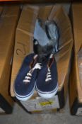 *Box of Navy Blue and Black Sand Shoes (Assorted Sizes)