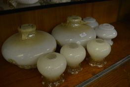 White Glass Ceiling Lights