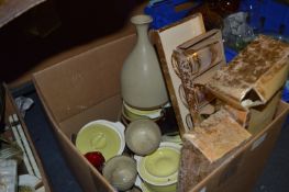 Box Containing Glassware, Soup Tureens, etc.