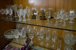 Drinking Glassware, Bowls, Decanter, etc.