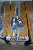 *Box of Kid's Navy Blue Sand Shoes Size: 11