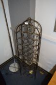 Wrought Metal 31 Bottle Wine Rack