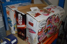 Three Child's Sleeping Bags; Minnie Mouse, Star Wars and Despicable Me