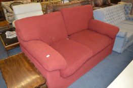 Terracotta Two Seat Sofa