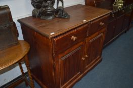 Pine Two Drawer Sideboard