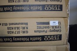 *Seattle Hideaway Walnut Effect Desk