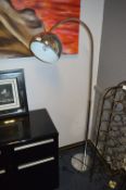 Chrome Arched Standard Lamp