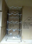 Chrome Fifteen Bottle Wire Wine Rack