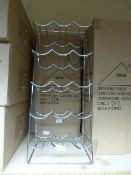 Chrome Fifteen Bottle Wire Wine Rack