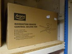 Manhattan Remote Control Ceiling Fan