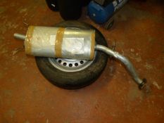 Five Stud Steel Wheel with 195/65R15 Tyre and an Eagle Exhaust Silencer