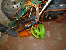 Challenge Garden Vac, Flymo, Strimmer and Two Pairs of Hedge Trimmers