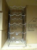 Chrome Fifteen Bottle Wire Wine Rack