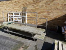 *Pair of Aluminium and Stainless Steel Gantries