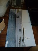 *Unframed Printed Canvas of a Motor Yacht