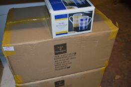 *Box Containing Twelve by Four Sets of Red and Black Scottie Mugs