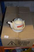 *Box Containing Six Price & Kensington Oriental Style Six Cup Teapots with Lids