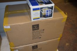 *Box Containing Twelve by Four Sets of Red and Black Scottie Mugs