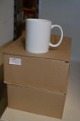 *Twelve Royal Genware White Porcelain Mugs