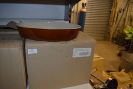 *Eight 26x21 Oval Roasting Dishes (Brown)