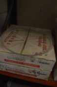 *Two Boxes Containing Garibaldi R442 Round Transparent Trays 42cm