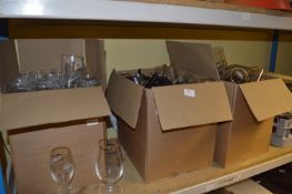 Three Boxes of Cobra, Stella and Other Branded Glasses