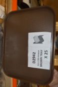 *Twenty Five Polycarbonate 46x36cm Brown Trays