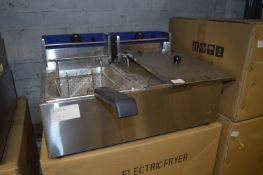 *Ace Catering EF82L Double Electric Fryer (New and Boxed)