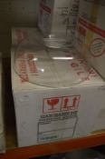 *Two Boxes Containing Six Garibaldi REC30 30cm Transparent Cake Domes