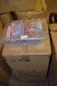 *Box Containing Thirty Six Sunnex Clear Acrylic Bain Marie Dishes