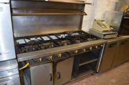Continental Style Six Burner Gas Range with Oven