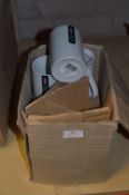 *Box Containing Nine White Milan Fine Porcelian Mugs