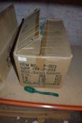 *Box Containing Approximately 384 Green Plastic Salad Spoons