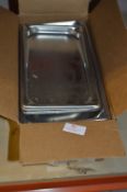 *Box of Stainless Steel Bain Marie Trays