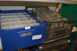 Two Trays of Pint and Other Glasses