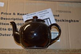 *Box Containing Six Price & Kensington Brown China Teapots