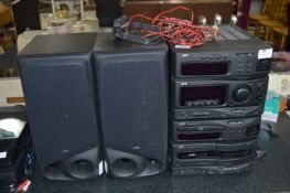 JVC HI-Fi System with Speakers