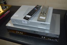 Sky Digibox and a Panasonic Video/DVD Player