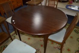 Circular Mahogany Extending Dining Table
