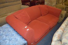 Terracotta Upholstered Sofa