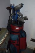 Golf Bag and Clubs
