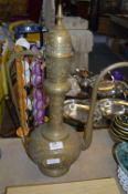 Large Indian Brass Coffee Pot