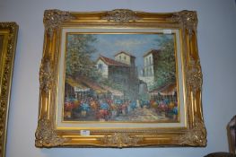 Gilt Framed Oil on Canvas 