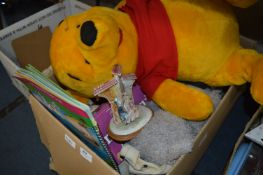 Box Containing Soft Toys, Children's Books and Games
