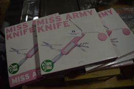 Two Boxes of Miss Army Knives