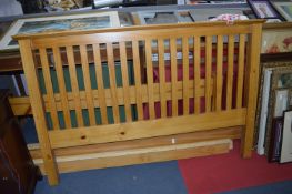 Pine Double Bed Base