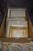 Box of Prints and Ink Drawings