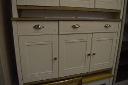 *Cream and Light Oak Sideboard Unit
